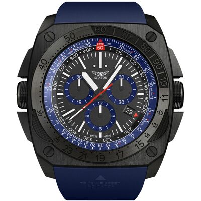 Zegarek Męski Aviator M.2.30.5.213.6 niebieski Zegarek Męski Aviator M.2.30.5.213.6 niebieski