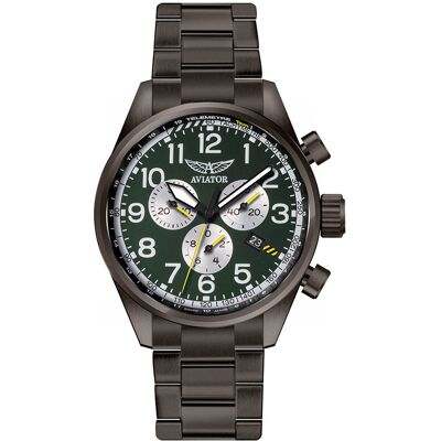 Zegarek Męski Aviator V.2.25.7.171.5 szary Zegarek Męski Aviator V.2.25.7.171.5 szary