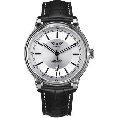 Zegarek Męski Aviator V.3.32.0.241.4 czarny Zegarek Męski Aviator V.3.32.0.241.4 czarny