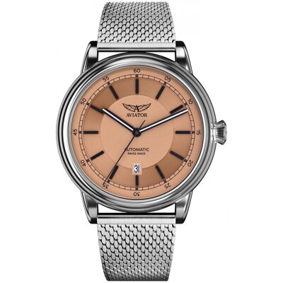 Zegarek Męski Aviator V.3.32.0.244.5 srebrny Zegarek Męski Aviator V.3.32.0.244.5 srebrny