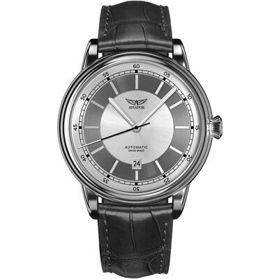Zegarek Męski Aviator V.3.32.0.266.4 czarny Zegarek Męski Aviator V.3.32.0.266.4 czarny