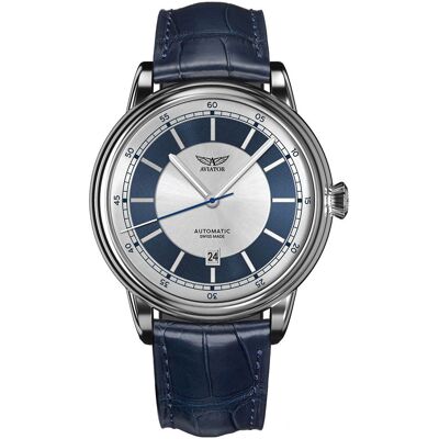 Zegarek Męski Aviator V.3.32.0.273.4 niebieski Zegarek Męski Aviator V.3.32.0.273.4 niebieski