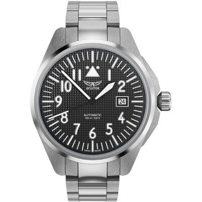 Zegarek Męski Aviator V.3.39.0.333.5 srebrny Zegarek Męski Aviator V.3.39.0.333.5 srebrny