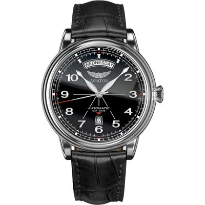 Inny producent Zegarek Męski Aviator V.3.44.0.397.4 czarny Inny producent Zegarek Męski Aviator V.3.44.0.397.4 czarny