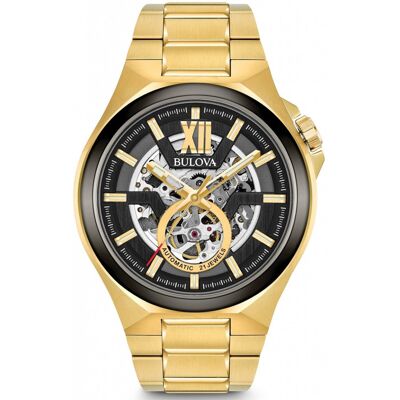Zegarek Męski Bulova 98A178 złoty Zegarek Męski Bulova 98A178 złoty