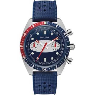 Zegarek Męski Bulova 98A253 niebieski Zegarek Męski Bulova 98A253 niebieski