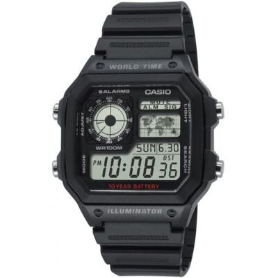 Zegarek Męski CASIO AE-1200WH-1AVEF Zegarek Męski CASIO AE-1200WH-1AVEF