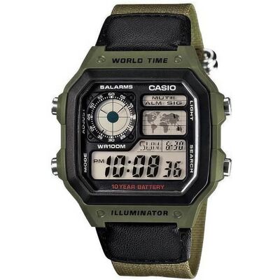 ZEGAREK MĘSKI CASIO AE-1200WHB-3B + BOX ZEGAREK MĘSKI CASIO AE-1200WHB-3B + BOX