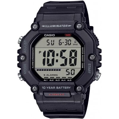 Zegarek Męski Casio AE-1600H-1AVEF czarny Zegarek Męski Casio AE-1600H-1AVEF czarny