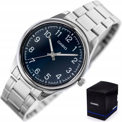 ZEGAREK MĘSKI CASIO DRAXLER +BOX +GRAWER bransoleta cyfry stalowy klasyczny ZEGAREK MĘSKI CASIO DRAXLER +BOX +GRAWER bransoleta cyfry stalowy klasyczny