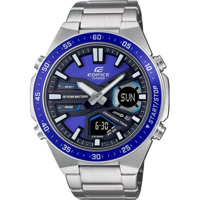 Zegarek Męski Casio Edifice Efv-C110d-2avef 10 Bar + Box Zegarek Męski Casio Edifice Efv-C110d-2avef 10 Bar + Box