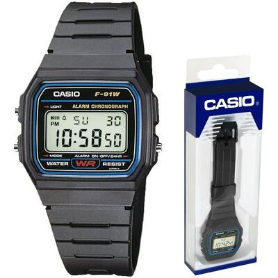 Zegarek Męski CASIO F-91W-1YER Zegarek Męski CASIO F-91W-1YER