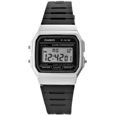 Zegarek Męski CASIO F-91WM-7ADF Zegarek Męski CASIO F-91WM-7ADF