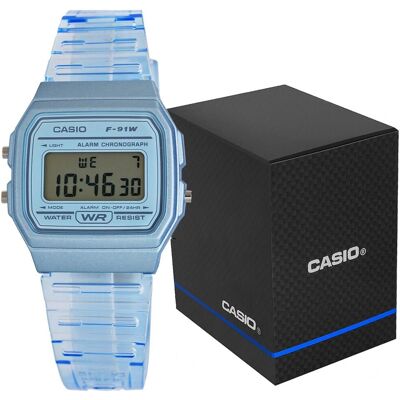 Zegarek Męski CASIO F-91WS-2EF Unisex + BOX Zegarek Męski CASIO F-91WS-2EF Unisex + BOX