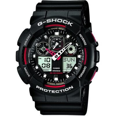 Zegarek Męski CASIO G-SHOCK GA-100-1A4ER Zegarek Męski CASIO G-SHOCK GA-100-1A4ER