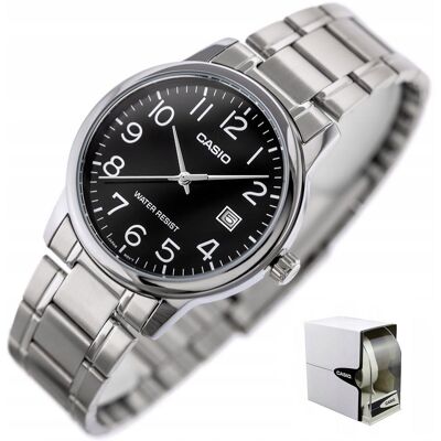 ZEGAREK MĘSKI CASIO GERARD +BOX +GRAWER stalowy cyfry bransoleta datownik ZEGAREK MĘSKI CASIO GERARD +BOX +GRAWER stalowy cyfry bransoleta datownik