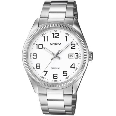 Zegarek Męski Casio Mtp-1302Pd-7Bvef Srebrny Zegarek Męski Casio Mtp-1302Pd-7Bvef Srebrny