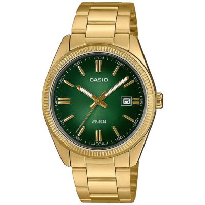 Zegarek Męski Casio Mtp-1302Pgc-3Avef Złoty Zegarek Męski Casio Mtp-1302Pgc-3Avef Złoty