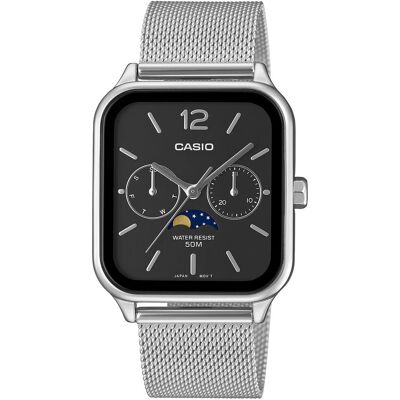 Zegarek Męski Casio MTP-M305M-1AVER srebrny Zegarek Męski Casio MTP-M305M-1AVER srebrny
