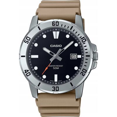 ZEGAREK MĘSKI CASIO MTP-VD01 MODNY + PUSZKA ZEGAREK MĘSKI CASIO MTP-VD01 MODNY + PUSZKA