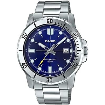 Zegarek Męski Casio Mtp-Vd01D-2E (Zd185C) + Box Zegarek Męski Casio Mtp-Vd01D-2E (Zd185C) + Box