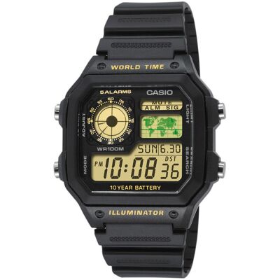 ZEGAREK MĘSKI CASIO Sports AE-1200WH-1B + BOX ZEGAREK MĘSKI CASIO Sports AE-1200WH-1B + BOX
