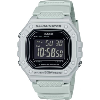 Zegarek Męski Casio W-218H-8BVEF szary Zegarek Męski Casio W-218H-8BVEF szary