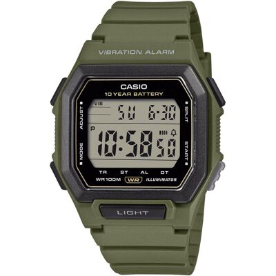 Zegarek Męski Casio W-738H-3AVEF zielony Zegarek Męski Casio W-738H-3AVEF zielony
