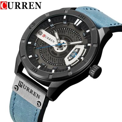 ZeeTech Zegarek Męski Curren 8301 Niebieski ZeeTech Zegarek Męski Curren 8301 Niebieski