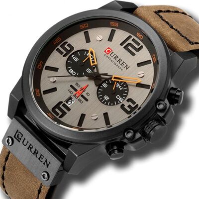 ZeeTech Zegarek Męski Curren 8314 Beżowy ZeeTech Zegarek Męski Curren 8314 Beżowy