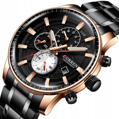 ZEGAREK MĘSKI CURREN 8329 - CHRONOGRAF + BOX ZEGAREK MĘSKI CURREN 8329 - CHRONOGRAF + BOX