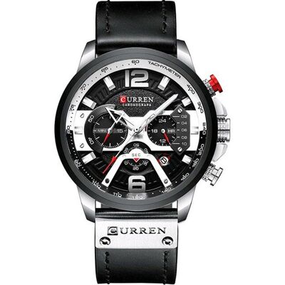 ZEGAREK MĘSKI CURREN 8329 (zc027a) - CHRONOGRAF + BOX ZEGAREK MĘSKI CURREN 8329 (zc027a) - CHRONOGRAF + BOX