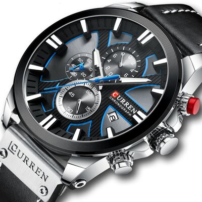 ZeeTech Zegarek Męski Curren 8346 Czarno-Srebrny ZeeTech Zegarek Męski Curren 8346 Czarno-Srebrny