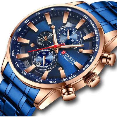 ZeeTech Zegarek Męski Curren 8351 Granatowy ZeeTech Zegarek Męski Curren 8351 Granatowy