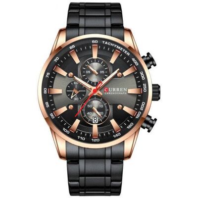 ZEGAREK MĘSKI CURREN 8351 (zc022d) - CHRONOGRAF ZEGAREK MĘSKI CURREN 8351 (zc022d) - CHRONOGRAF