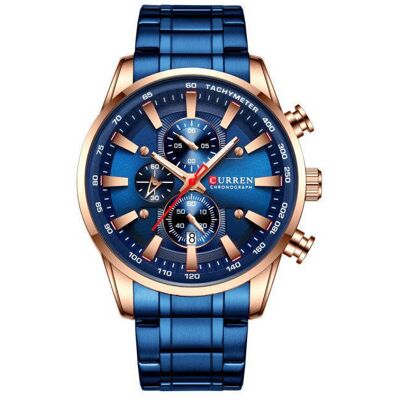 ZEGAREK MĘSKI CURREN 8351 (zc022e) - CHRONOGRAF ZEGAREK MĘSKI CURREN 8351 (zc022e) - CHRONOGRAF