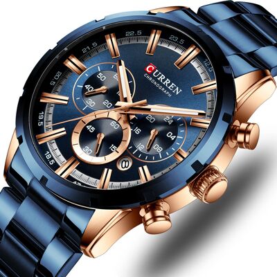 ZeeTech Zegarek Męski Curren 8355 Granatowy ZeeTech Zegarek Męski Curren 8355 Granatowy