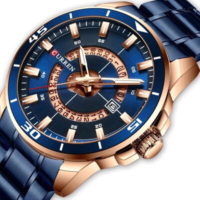 ZeeTech Zegarek Męski Curren 8359 Granatowy ZeeTech Zegarek Męski Curren 8359 Granatowy