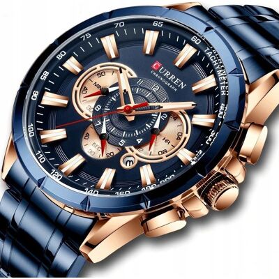 ZeeTech Zegarek Męski Curren 8363 Granatowy ZeeTech Zegarek Męski Curren 8363 Granatowy