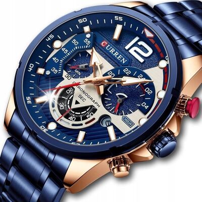 inna (Inny) ZEGAREK MĘSKI CURREN 8395 - CHRONOGRAF inna (Inny) ZEGAREK MĘSKI CURREN 8395 - CHRONOGRAF