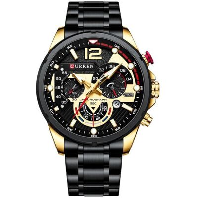 ZEGAREK MĘSKI CURREN 8395 (zc019d) - CHRONOGRAF ZEGAREK MĘSKI CURREN 8395 (zc019d) - CHRONOGRAF