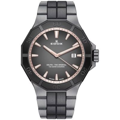 Zegarek Męski Edox 53021 37gnm Ndr Delfin The Original Date Zegarek Męski Edox 53021 37gnm Ndr Delfin The Original Date