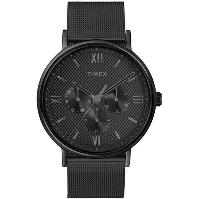 Zegarek męski elegancki do garnituru TIMEX Southview czarny na bransolecie Zegarek męski elegancki do garnituru TIMEX Southview czarny na bransolecie