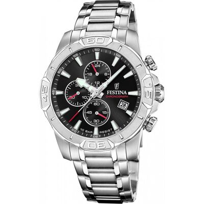 Zegarek męski FESTINA 20704/3 stalowy sportowy do pływania Zegarek męski FESTINA 20704/3 stalowy sportowy do pływania