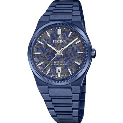 Zegarek Męski Festina F20078-2 niebieski Zegarek Męski Festina F20078-2 niebieski