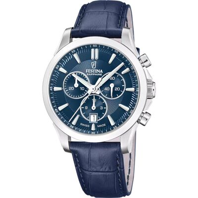 Zegarek Męski Festina F20094-3 niebieski Zegarek Męski Festina F20094-3 niebieski