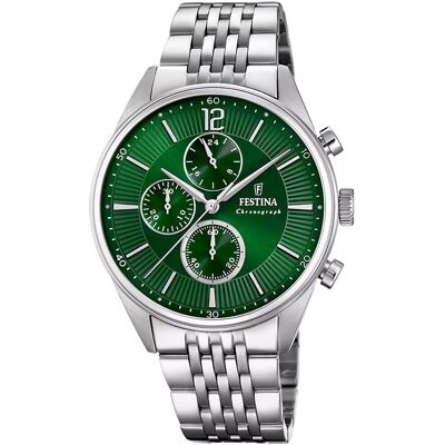 Zegarek Męski Festina F20285-8 srebrny Zegarek Męski Festina F20285-8 srebrny