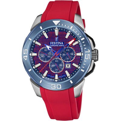 Zegarek Męski Festina F20642-2 czerwony Zegarek Męski Festina F20642-2 czerwony