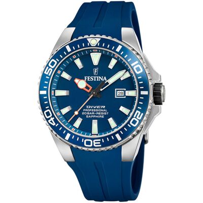 Zegarek Męski Festina F20664-1 niebieski Zegarek Męski Festina F20664-1 niebieski