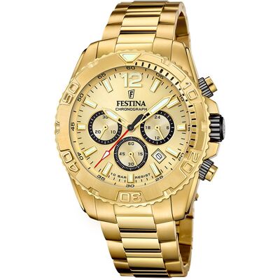 Zegarek Męski Festina F20684-1 złoty Zegarek Męski Festina F20684-1 złoty